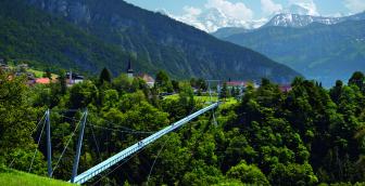 Hängebrücke Sigriswil – hinauf in luftige Höhen